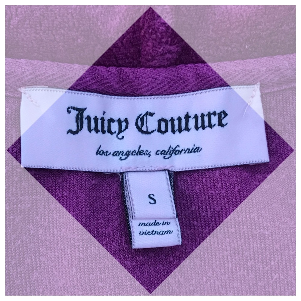 🤚SOLD✋Vintage Juicy Couture Sweatshirt Logo Sz S - Picture 8 of 8